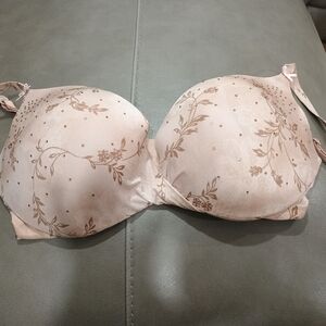 Victoria's Secret Beige Floral Bra